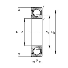 Bearing 6322-2Z FAG