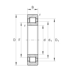 Bearing SL192352-TB INA