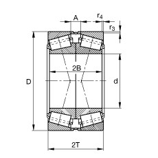 Bearing 32948-N11CA-A440-500 FAG