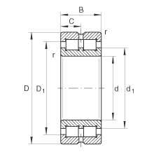 Bearing SL014844 INA