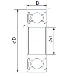 Bearing 6326-RS CYSD