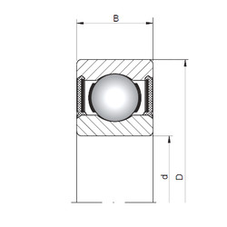 Bearing 619/3-2RS ISO