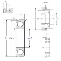 Bearing 6318NR NTN