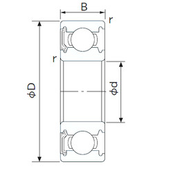 Bearing 6315NKE NACHI