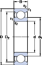 Bearing 6316-Z SKF