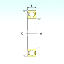 Bearing 61826-2RZ ISB