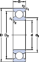 Bearing W 63800 SKF