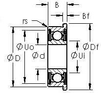 Bearing F696HZZ AST