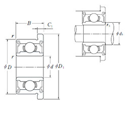 Bearing F689VV NSK