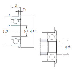 Bearing F69/2,5 KOYO