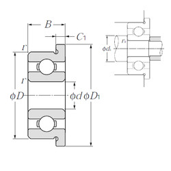 Bearing FLRA3 NTN