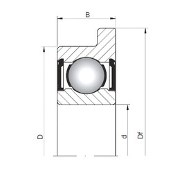 Bearing FL608 ZZ CX