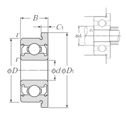 Bearing FLRA3ZZ NTN