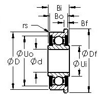 Bearing FRW2-2RS AST