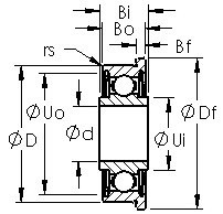 Bearing FRW6ZZ AST