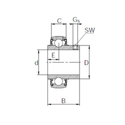 Bearing UC213 KBC