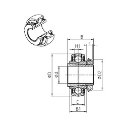 Bearing UK320+H SNR