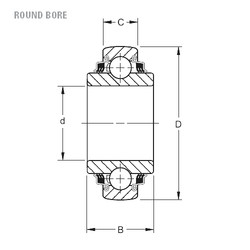 Bearing W208PPB23 Timken