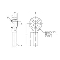 Bearing PBR16EFN NMB