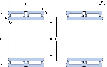 Bearing NA 6919 SKF