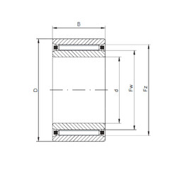 Bearing NAO35x55x20 ISO