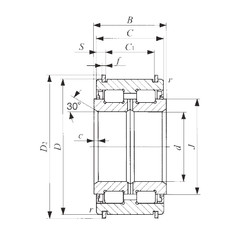 Bearing NAS 5076ZZ IKO