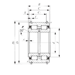 Bearing NAS 5024UUNR IKO