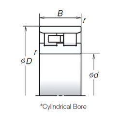 Bearing NN3936MB NSK