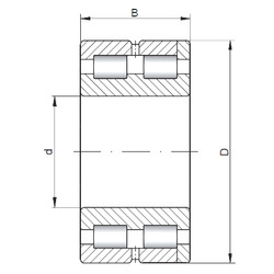 Bearing NNC4920 V ISO