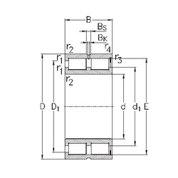 Bearing NNCF4856-V NKE