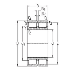 Bearing NNCL4896-V NKE