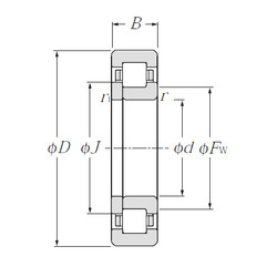 Bearing NUP2312 NTN