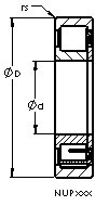 Bearing NUP2205 E AST