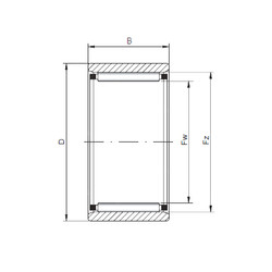 Bearing RNAO16x24x13 CX