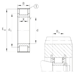 Bearing RSL182320-A INA