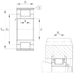 Bearing RSL183040-A INA