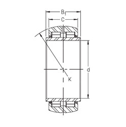 Bearing SL06 040 E INA