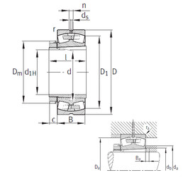 Bearing 23240-B-K-MB FAG