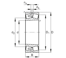 Bearing 24196-E1A-K30-MB1 FAG