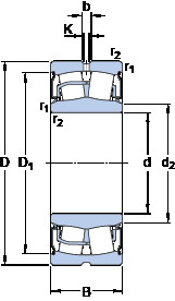 Bearing BS2-2207-2RS/VT143 SKF