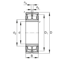 Bearing WS22218-E1-2RSR FAG