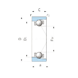 Bearing VTAA19Z-3A NSK