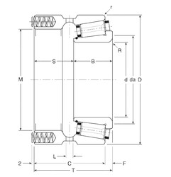 Bearing 80030/80066XP Gamet