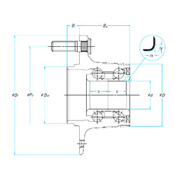 Bearing 32BWK09-Y-2CP17-01 E NSK