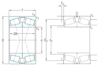 Bearing 32216J2/QDF SKF