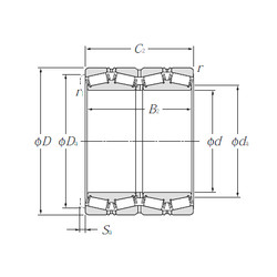 Bearing T-E-M268749D/M268710/M268710DG2 NTN