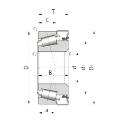 Bearing R25-9D+X41Z-2 NSK