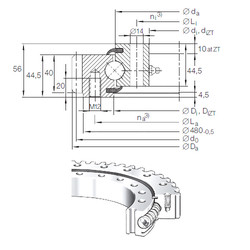 Bearing VSA 20 0414 N INA