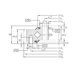 Bearing XSA 14 0744 N INA