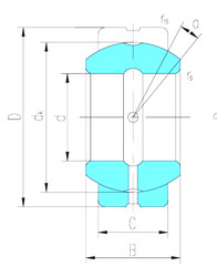 Bearing GEZ152ES-2RS LS